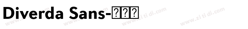 Diverda Sans字体转换